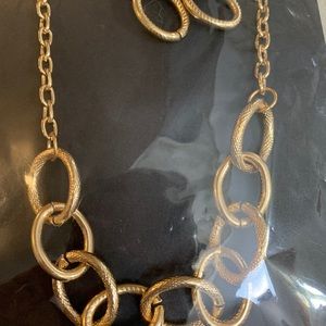 Necklace with matching earrings